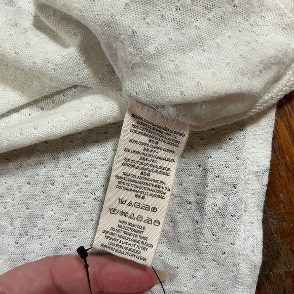 Free People Mandolin Embroidered Crochet Halter Top Boho Festival Tank - Picture 7 of 9